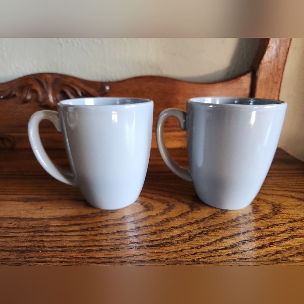 Gray Corelle Coffee Mug Set